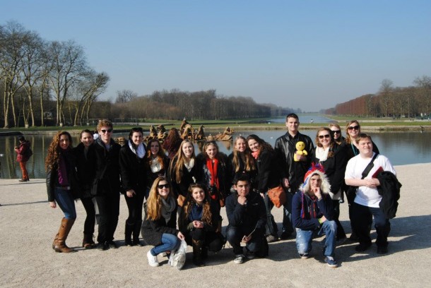 18 students attended the France Trip this past February break. 