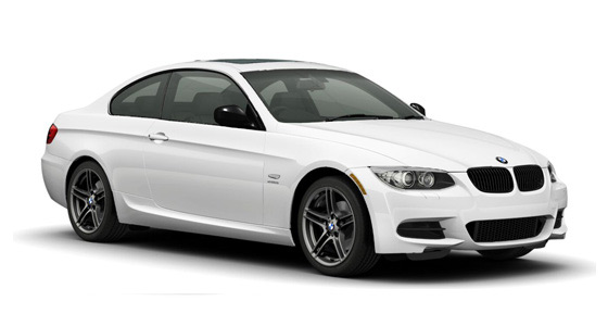Jessie Fieldman's dream car, a white convertible BMW with tinted windows.
(Image from www.usautochoice.com)