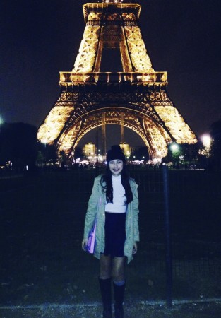 The author, Bianca at the Eiffel Tower for her 16th birthday