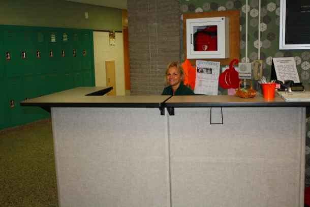 Mrs. Horowitz, covering the new front desk for Mrs. Lehman