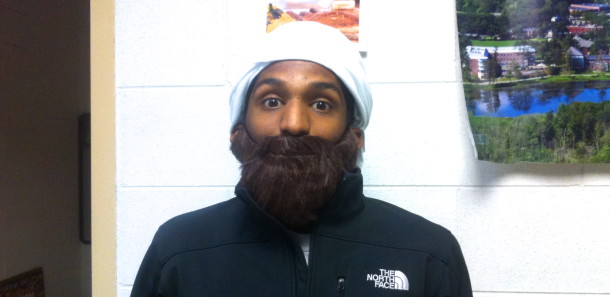 Kasey Chockalingam sporting the beard you wish you could grow.