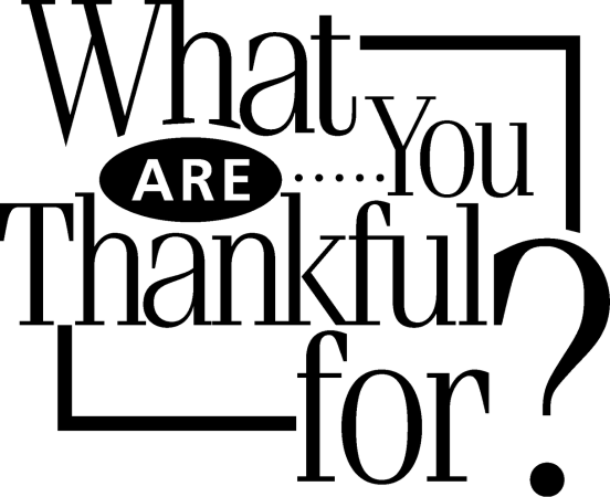 Being Thankful