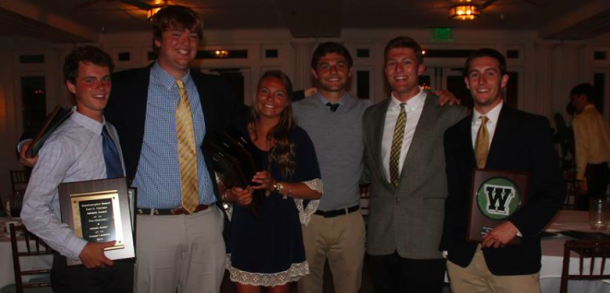 Cooper, Jack, Alexa, Aiden, Tim and Wyatt with their awards.