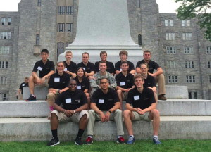 Lucy and her squad during the Summer Leader Experience (SLE) program at West Point.