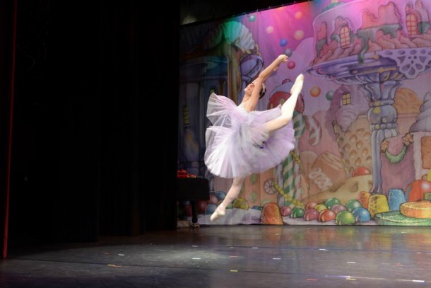Jill Adams, another instructor at PBT, dancing as the Snow Queen.