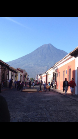 This picture, taken by Sabrina Spillari, shows the village of Antigua, Guatemala. 