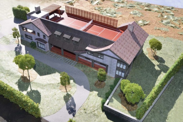 'A 3-D MODEL OF 100 CRESCENT AVENUE IN WATER MILL, BY PHILIP M ROSSILLO, R.A.
JANUARY 6, 2015 BY BRENDAN J. O'REILY'