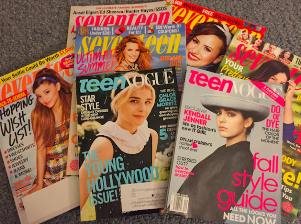 Magazines like Teen Vogue and Seventeen are notorious for their extreme photoshopping tactics. 
