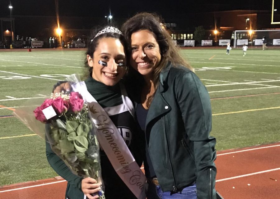 Alexa and her mother at this year's homecoming.
