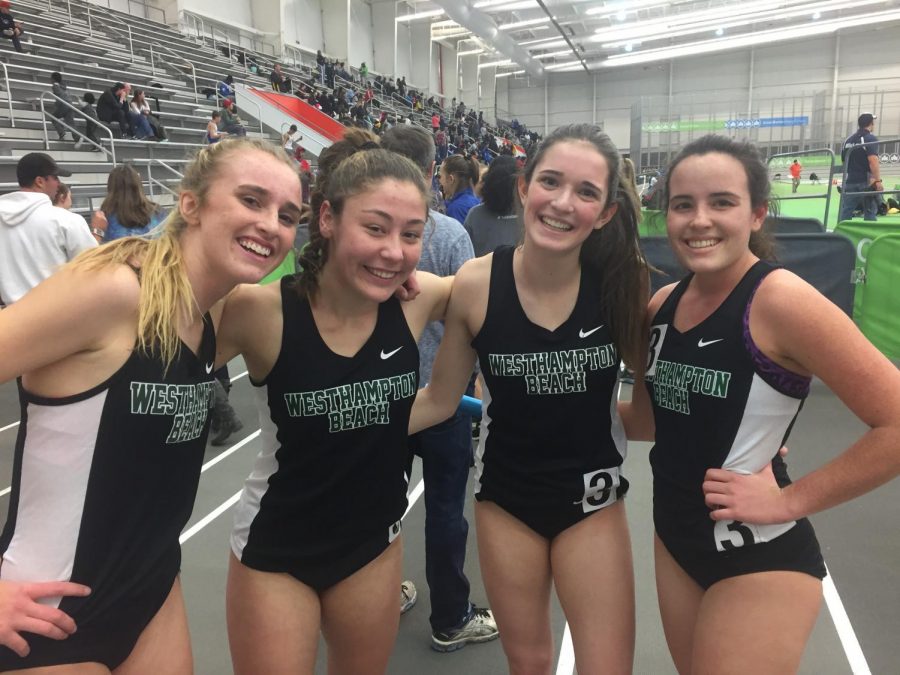 WHB's 4x400: Maeve, Maureen, Julia, and Kayla