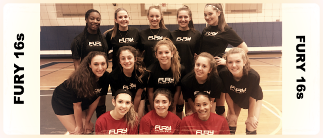 Lindsay Andreopoulos and Jillian Watsons Fury 16s Team.