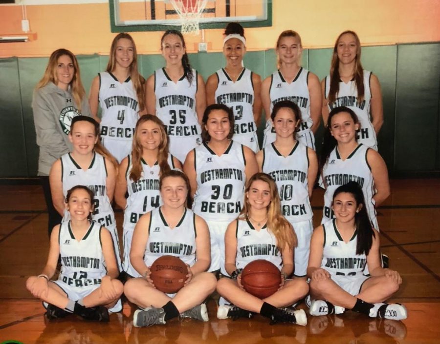 2017-2018 girls varsity basketball team