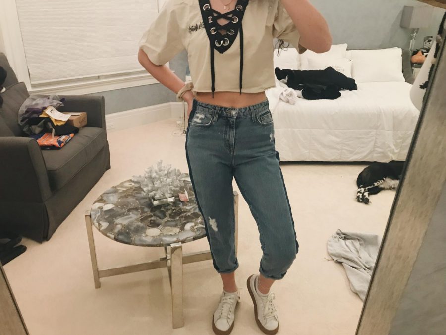 Braelene Owen in her '80s gear