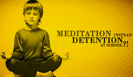 Some schools are replacing detention with meditation