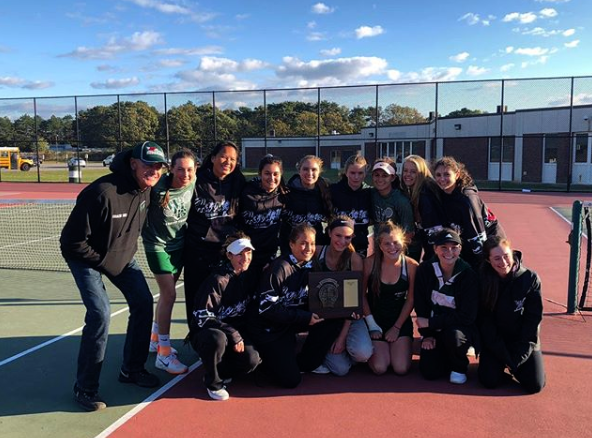 2018-2019 Girls tennis team