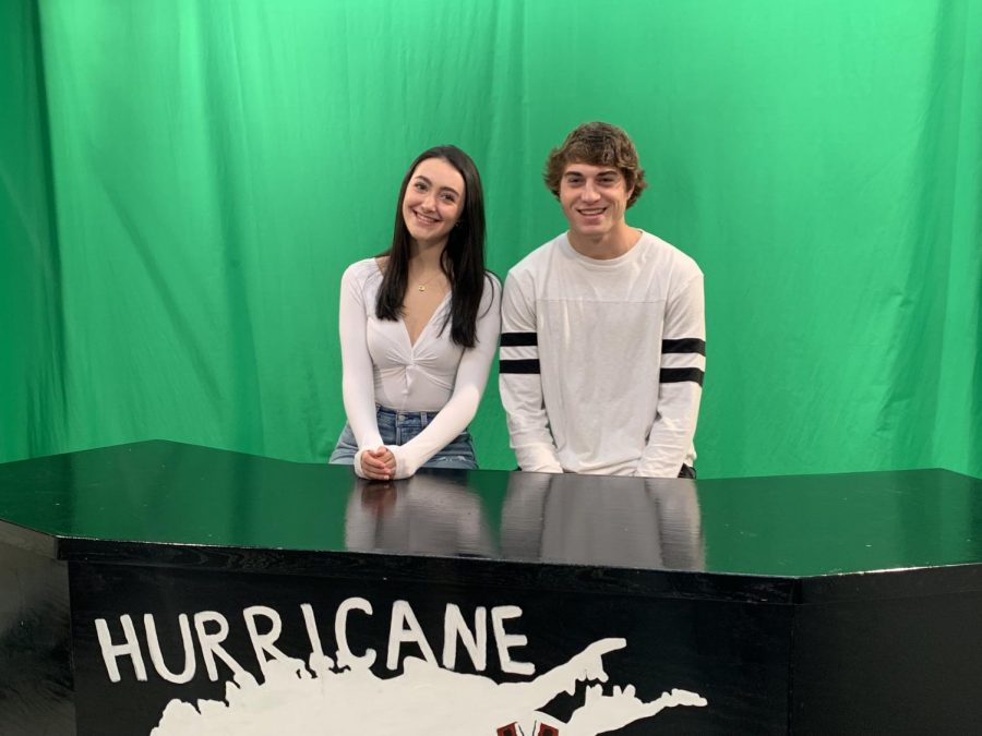 Molly and Jaden, anchors of the first show