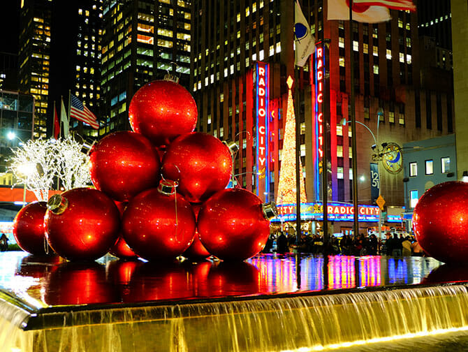 Celebrating Christmas in Manhattan