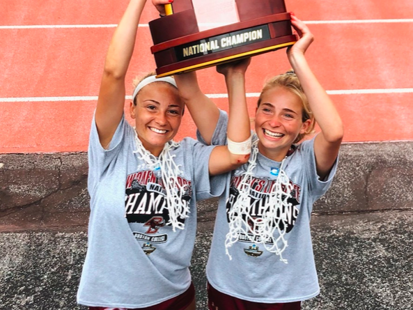 Belle and Hollie at the NCAA Championships