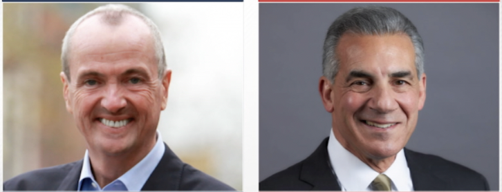 Left- Phil Murphy (D), Right- Jack Ciattarelli (R)