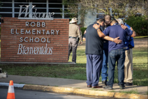 photo courtesy: nytimes.com
People praying outside of Robb Elementary School in Uvalde, Texas.