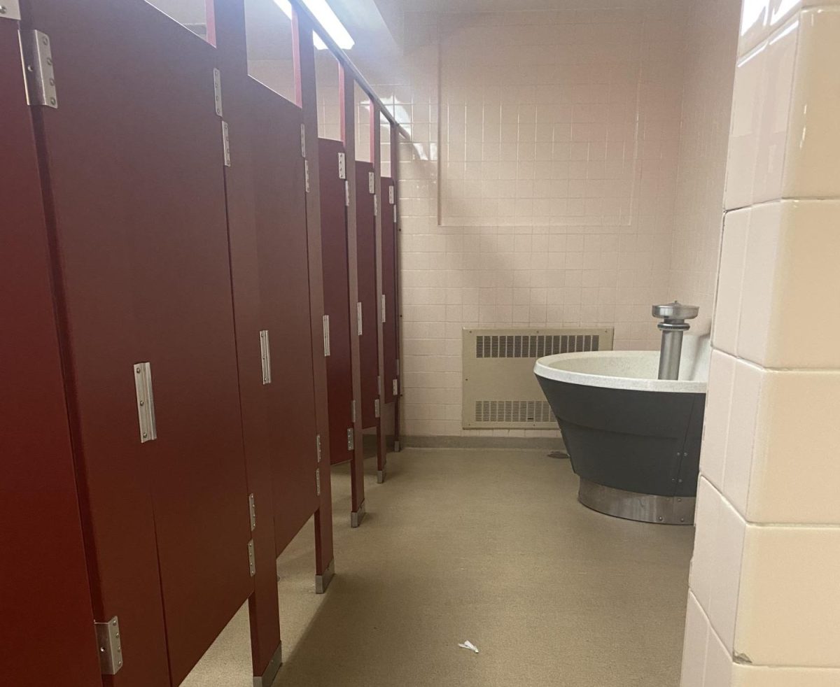 Downstairs girls' bathroom.
