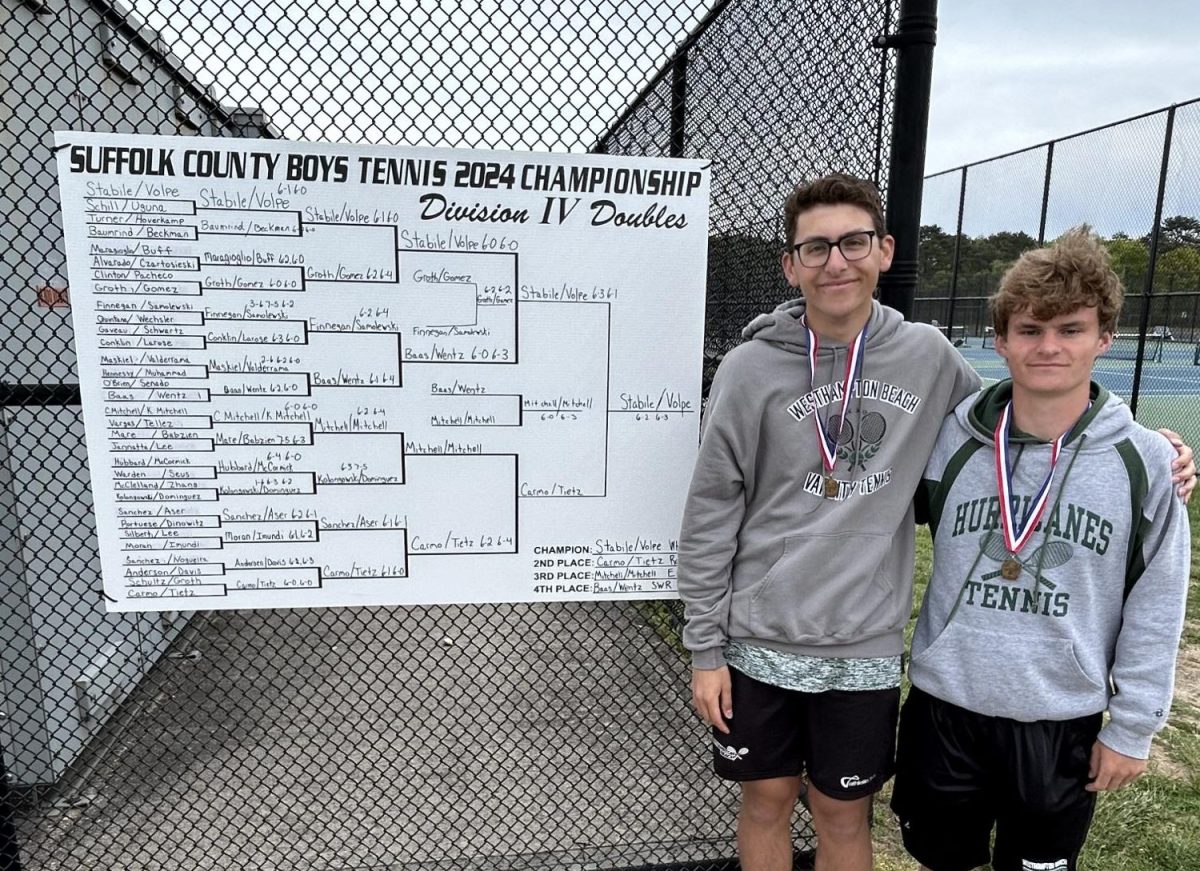 Giancarlo and Bobby in front of the winners bracket. 