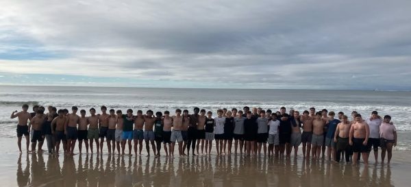 Football team after Rogers challenge