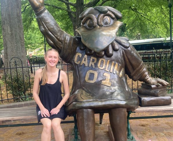Shannon at her visit to USC