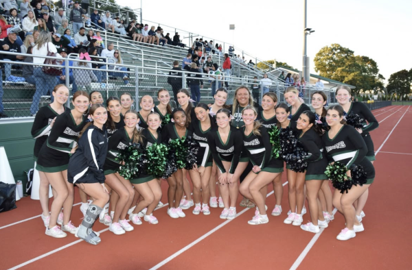 Cheerleaders at WHB home football game.