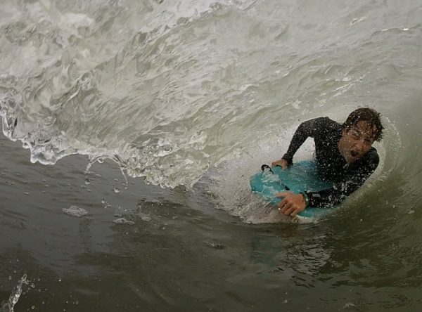 Pat getting tubed