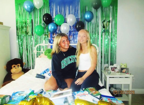 Kara Salvaggio (Left) and Sophie Krzywda (Right) at Kara's bed party.
